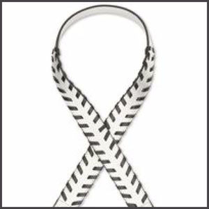 INC Whip-stitch Interchangeable Grey Silver Strap